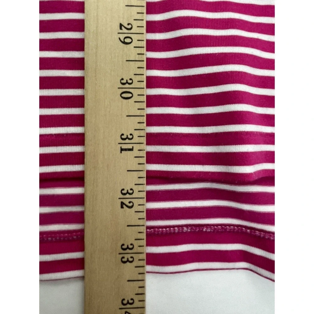 VINTAGE Polo Golf Ralph Lauren Polo Shirt Mens Large Pink Striped S/S HAZELTINE